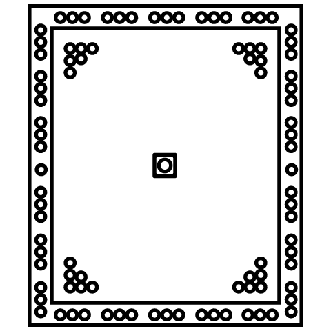 Composition 7 Element from Art Deco Vectors Set