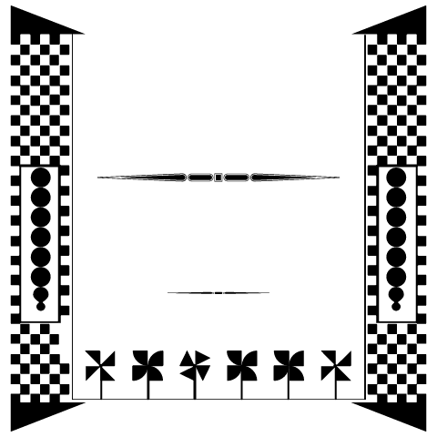 Composition 9 Element from Art Deco Vectors Set