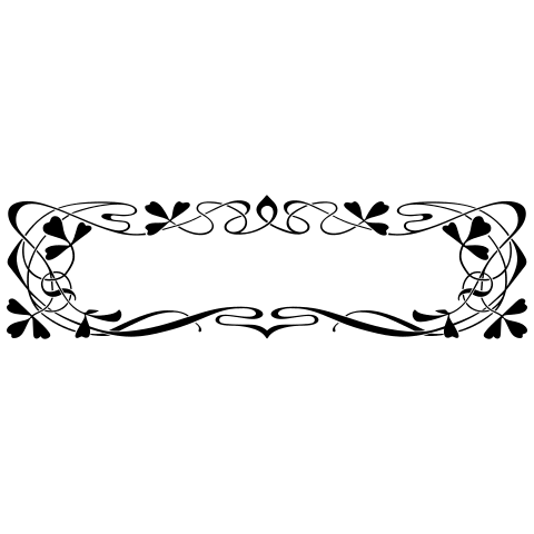 Art Nouveau Frame 1 Element from Art Nouveau Vectors Set