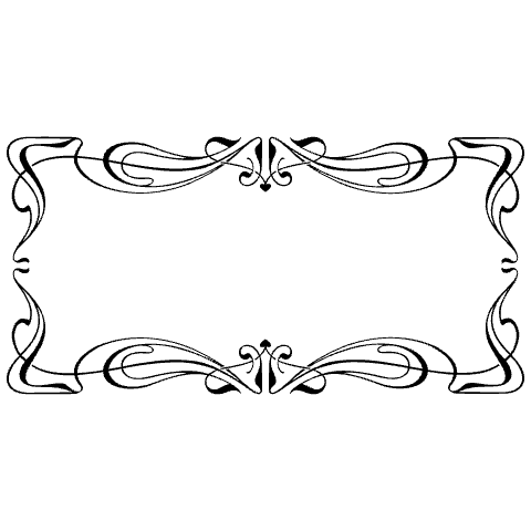 Art Nouveau Frame 5 Element from Art Nouveau Vectors Set