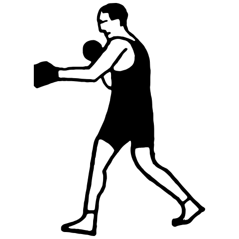 Boxing 1 Element from Art Deco Vectors Set
