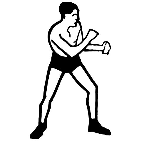Boxing 2 Element from Art Deco Vectors Set