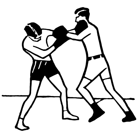 Boxing 3 Element from Art Deco Vectors Set