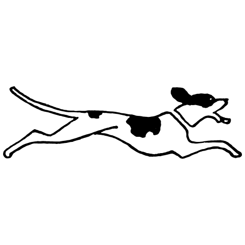 Dog Element from Art Nouveau Vectors Set