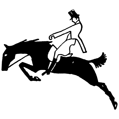 Equestrian 3 Element from Art Nouveau Vectors Set