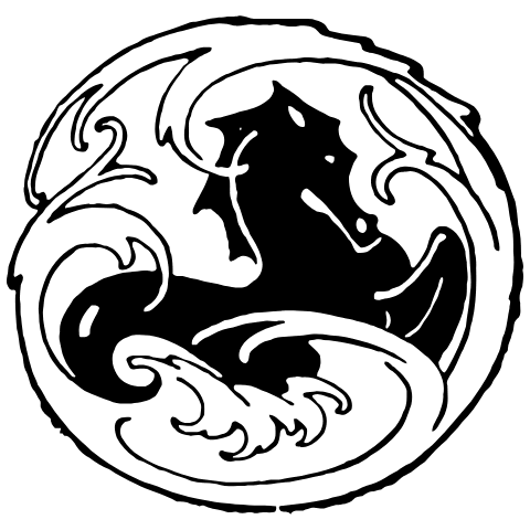 Horse Element from Art Nouveau Vectors Set