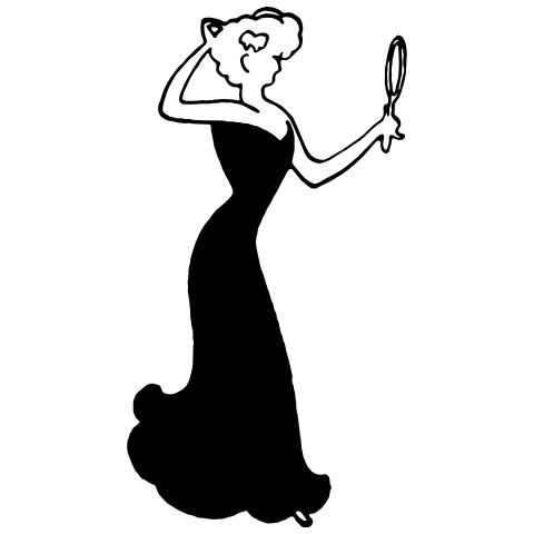 Lady 2 Element from Art Nouveau Vectors Set