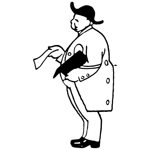 Man 1 Element from Art Nouveau Vectors Set