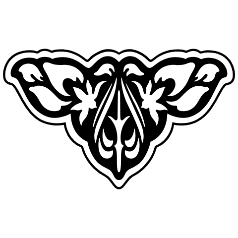 Centered Ornament 14 Element from Art Nouveau Vectors Set