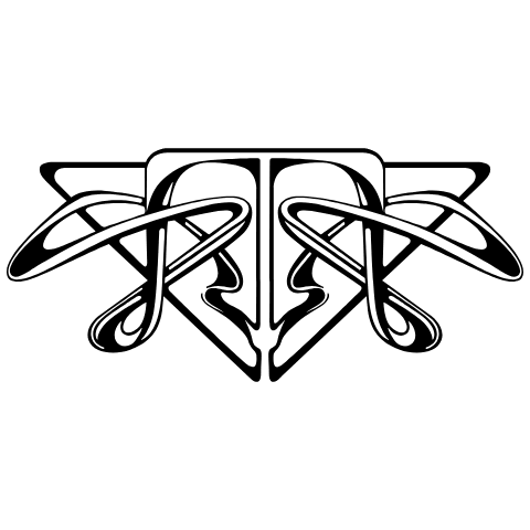 Centered Ornament 3 Element from Art Nouveau Vectors Set