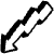 Zigzag Shadow Arrow Element from Beveled Scribbles Set