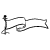 Flag Element from Beveled Scribbles Set
