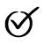 Checked Circle Element from Beveled Scribbles Set