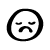 Smiley Sad Face Element from Beveled Scribbles Set