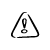 Exclamation Mark Triangle Element from Beveled Scribbles Set