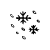 Snow Flake Element from Beveled Scribbles Set