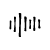 Sound Wave Element from Beveled Scribbles Set
