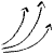 3 Doodle Arrows Curve Element from Beveled Scribbles Set