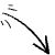Curve Doodle Arrow 2 Element from Beveled Scribbles Set
