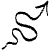 Curvy Arrow Doodle Element from Beveled Scribbles Set