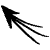 Merged Direction Doodle Arrow Element from Beveled Scribbles Set