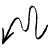 Wiggle Arrow Doodle 5 Element from Beveled Scribbles Set