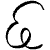 Abstract Curvy Line Element from Beveled Scribbles Set