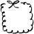 Cute Swirl Rectangle Doodle Element from Beveled Scribbles Set