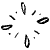 Highlight Effect Line Doodle 5 Element from Beveled Scribbles Set