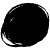 Oval Shape Mark Doodle 3 Element from Beveled Scribbles Set