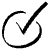 Check Approved Circle Doodle Element from Beveled Scribbles Set