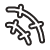 Abstract 11 Element Sticker Sticky Abstract Black White Element from Fun Stickers Set