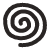 Abstract Spiral Element from Fun Stickers Set