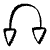 Both Directions Triangle Arrow 1 Element from Beveled Scribbles Set
