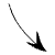 Pointing Curve Triangle Arrow Doodle Element from Beveled Scribbles Set