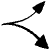 Split Triangle Doodle Arrow Element from Beveled Scribbles Set