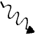 Wiggle Triangle Doodle Arrow Element from Beveled Scribbles Set