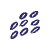 Abstract Dot Flake Element from Scribbles - Sketch Style Set