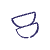 Abstract Half Oval Element from Scribbles - Sketch Style Set