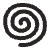 Abstract Spiral Element from Doodles - Monochrome Set