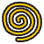 Abstract Spiral Element from Doodles - Classic Set