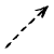 Arrow Dashed Line Head Straight Long Element from Arrows - Sketch Style Set