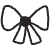 Bow 1 Element from Doodles - Monochrome Set