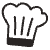 Cook Hat Element from Doodles (Monochrome) Set