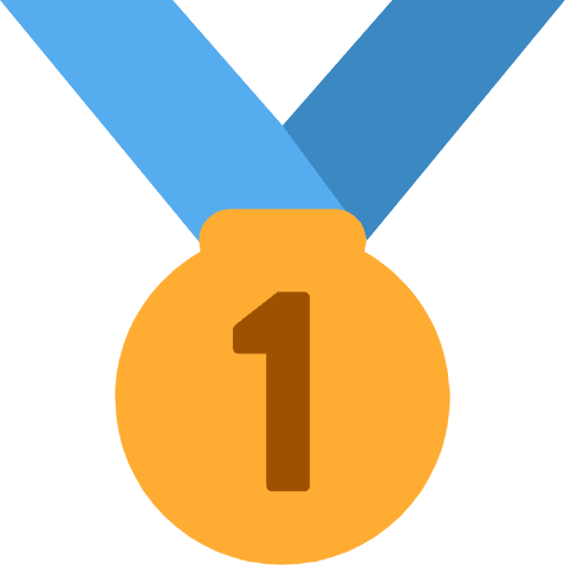 1st Place Medal Emoji from Twemoji Set