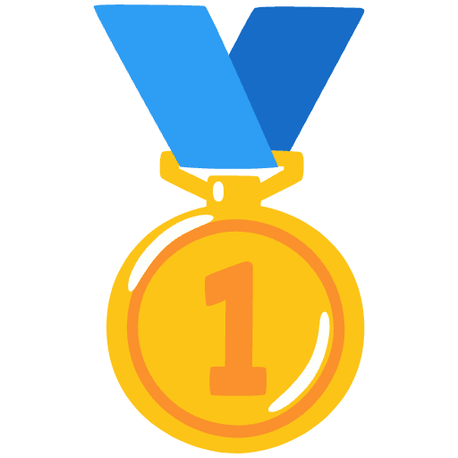 1st Place Medal Emoji from Noto Emoji Set