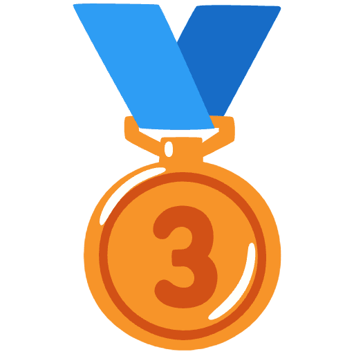 3rd Place Medal Emoji from Noto Emoji Set