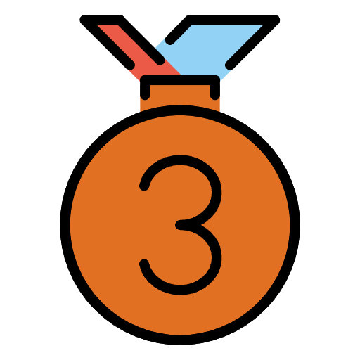 3rd Place Medal Emoji from OpenMoji Set