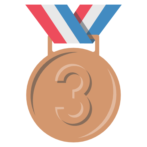 3rd Place Medal Emoji from EmojiTwo Colors Set