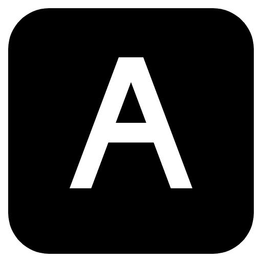 A Button Blood Type Emoji from EmojiTwo Black Set